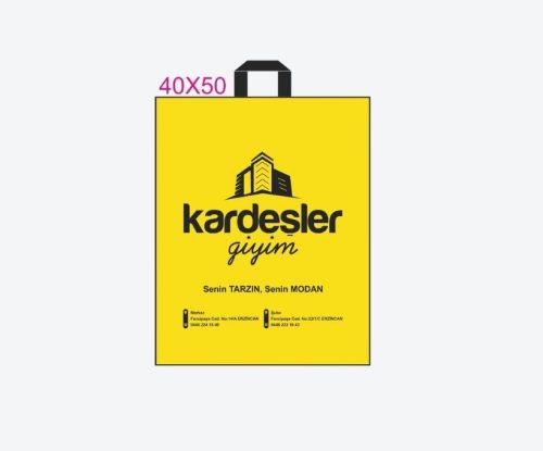 2 Renk 40x50 Saplı Poşet