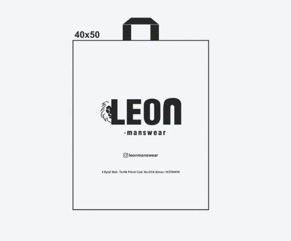40x50 Baskılı Saplı Mağaza Poşeti