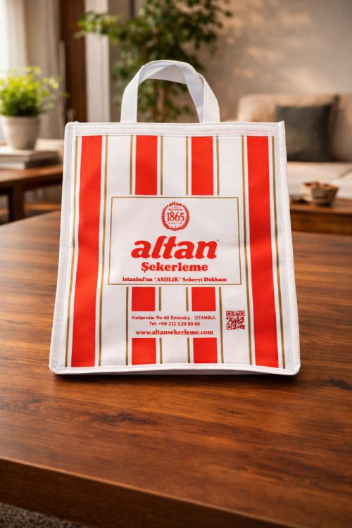 Tek Renk Saplı bez Çanta