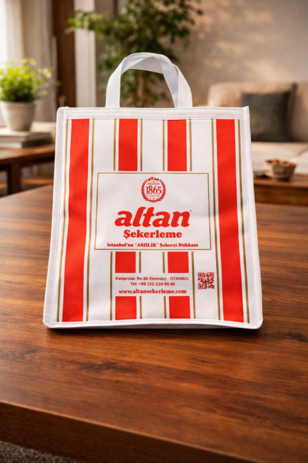 Tek Renk Saplı bez Çanta