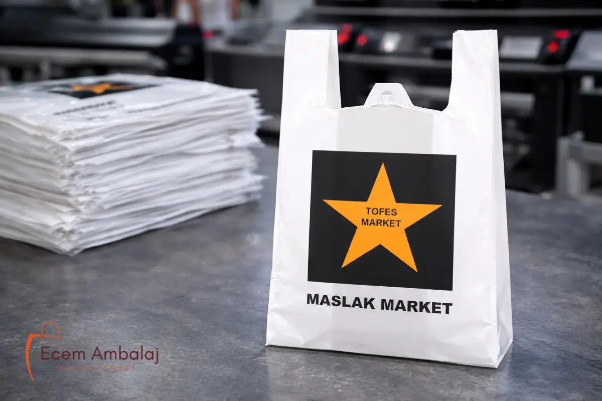Başakşehir marketler için baskılı poşet üretimi İstanbul toptan market poşeti imalatı özel tasarım poşet