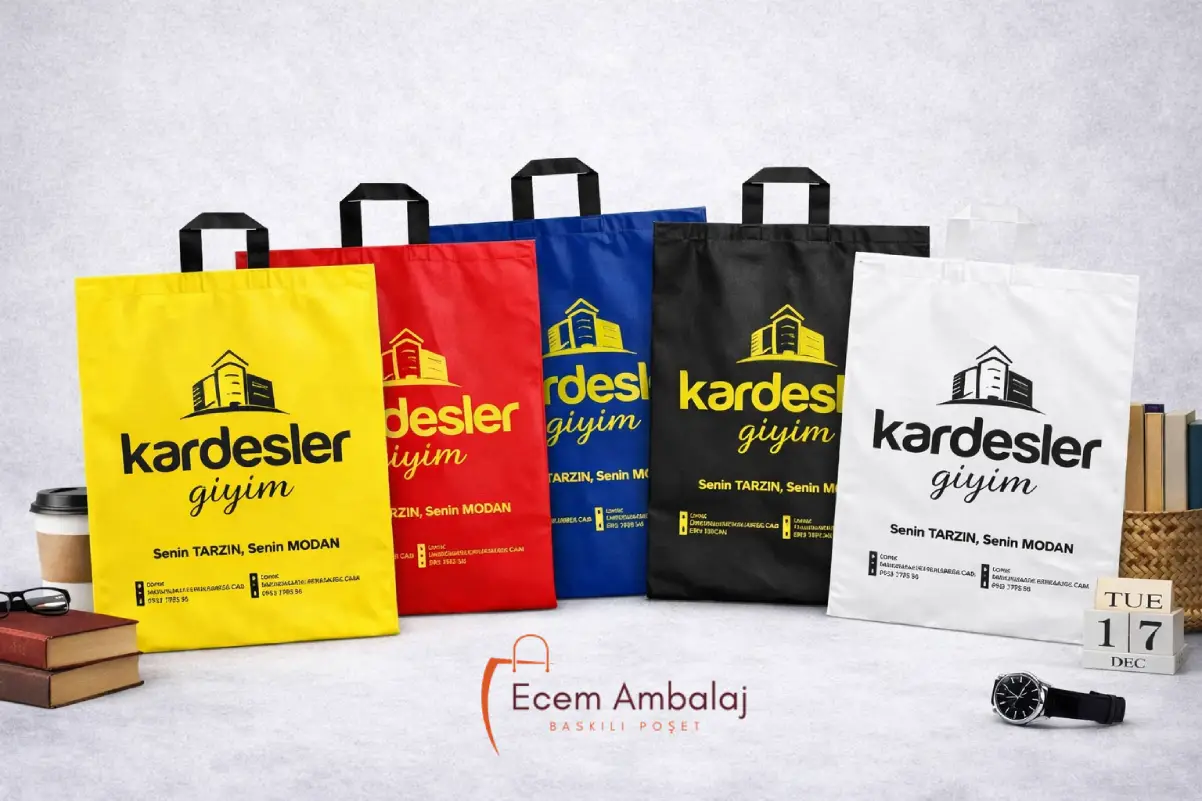 Esenyurt baskılı poşet imalatı İstanbul toptan baskılı poşet üretimi özel tasarım poşet hizmeti